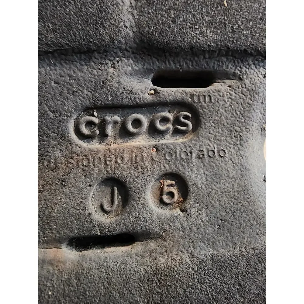 Crocs Slip On Unisex Echo Clogs Black Adjustable Strap J5
